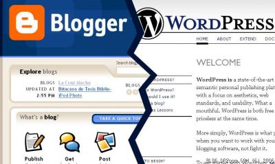 wordpress vs. blogger 